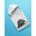 thumbnail image 3 of Echidna Sketch Hoodie Men -Image by Shutterstock, Male 3X-Large, 3 of 4