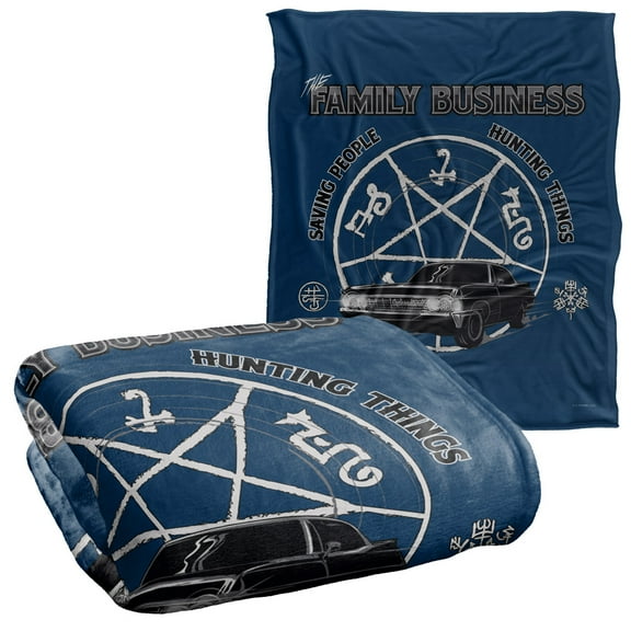 Supernatural Saving People and Hunting Officially Licensed Silky Touch Super Soft Throw Blanket 50' x 60'