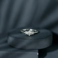 thumbnail image 5 of Diamond Cluster Promise Engagement Ring for Women (HI-SI Grade), 925 Sterling Silver, US 4.00, 5 of 7