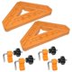 thumbnail image 4 of 2 piezas cuadrados de posicionamiento 45 DIY ABS carpintería esquina regla cuadrada para imagen Clips de fijación para, 4 of 9