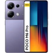 Xiaomi Poco M6 Pro 4G LTE GSM (512GB + 12GB) 64MP Triple Camera 6.67" Octa Core (Tmobile Mint Tello Global) Unlocked (Purple Global ROM)