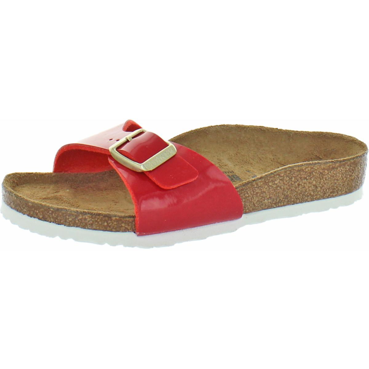 Girls Madrid Patent Footbed Sandals Walmart.com