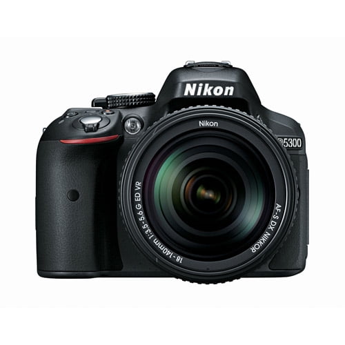 nikon black d5300 dslr camera kit with 24 2 megapixels and 18 140mm vr lens included