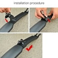 thumbnail image 4 of Bike Plastic 26” Mudguards Front & Rear Mountain Bike/bicycle Mud Guards Set BE, 4 of 11