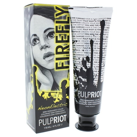 Pulp Riot Semi-Permanent Color Neon Electric Firefly - Neon Yellow - 4 oz Hair Color