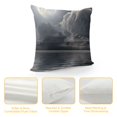 thumbnail image 4 of Shiartex Moon Clouds Water Pillow Covers Summer Nautical Pillow Case for Couch Patio Living Room Pillowcase Zipper Closure 1PC 20x20in, 4 of 5