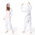 thumbnail image 1 of Teddy Fleece Onesies for Women UK,Ladies Fluffy Pyjamas Hooded Onesie Funny Novelty Bunny Ears Pajamas Winter Warm Plush Flannel One Piece Jumpsuit Playsuit Sleepwear Loungewear UK Size 8-14, 1 of 1