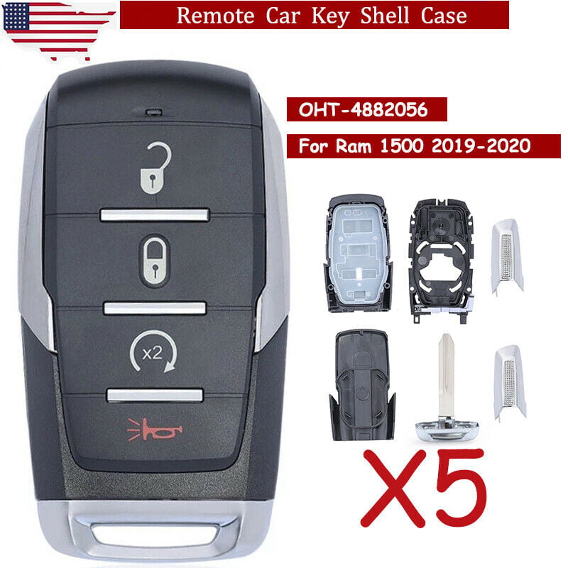 for RAM 1500 2019 2020 Remote Shell Case Fob Housing 4B for OHT-4882056 68291689