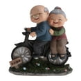 thumbnail image 2 of Figurines de Couple Âgé en Résine Aimant Créatif Ancien, 2 of 8