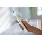 Philips Sonicare 2100 Series Electric Toothbrush - Sonic Toothbrush with Advanced Sonic Technology, Two Intensity Settings, Smartimer & Quadpacer, White, Model HX3661/04