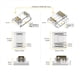 thumbnail image 4 of 72 Kits de Conectores de Cubierta Transparente de 3 Pines y 12 mm para Tira de LED COB , Conectores Transparentes Sin Espacios con Cable, 4 of 5