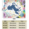 thumbnail image 4 of Unicorn Blanket for Girls Women Unicorn Gifts Unicorn and Floral Throw Blanket for Kids Adults Ultra Soft Cozy Fleece Blanket for Couch Sofa ​Bed 40"x50", 4 of 6