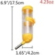 thumbnail image 3 of 3 In 1 Hamster Hanging Water Bottle Pet Auto Dispenser With Base For Dwarf Hamster Mouse Rat Hedgehog-Yellow 125Ml, 3 of 4