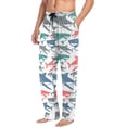 thumbnail image 5 of FREEAMG Shark Cotton Pajama Pant for Men, Super Soft Lightweight Lounge Pajama Bottoms Drawstring Sleepwear Pant with 2 Pockets, 5 of 7