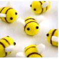 thumbnail image 1 of 12 Uds. De fieltro de lana Bumble Bee, decoración artesanal, bola, ropa, tienda, sombrero, decoración Diy y artesanías hechas a mano LingWen 8390605460050, 1 of 1