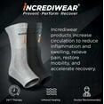 thumbnail image 2 of Incrediwear Ankle Sleeve for Joint Pain Relief, and Circulation (Black, Small/Medium), 2 of 5