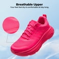 thumbnail image 4 of Zapatillas para caminar de mujer NORTIV 8 en rosa fucsia talla 7, 4 of 9