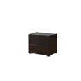 thumbnail image 1 of ACME Table de Chevet Wellins Gris Foncé et Épresso Clair, 1 of 5