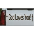 thumbnail image 1 of God Loves You Decal Car or Truck Window Decal Sticker, 1 of 1