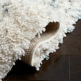 thumbnail image 5 of SAFAVIEH Fontana Shag Darina Diamond Plush Area Rug, Turquoise/Ivory, 8' x 10', 5 of 8