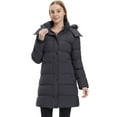 thumbnail image 3 of Wantdo Women's Plus Size Coat Warm Winter Jacket Waterproof Winter Coat with Hood Dark Gray 2XL, 3 of 9