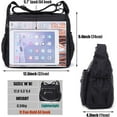 thumbnail image 3 of Crossbody Bag for Women, Multi Pockets Waterproof Nylon Shoulder Handbag,Crossbody Purse,Lightweight Pocketbooks, 3 of 6