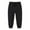 Black, variant on Kids' Solid Color Tracksuit Pants With Bunched Feet Mid Sized Hoodie Pants boys athletic pants size 10-12 boys black dress pants size 14-16