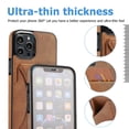 thumbnail image 5 of Funda para iPhone 14 Pro con tarjetero de piel sintética, 5 of 5