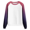 thumbnail image 5 of Vedolay Clothes for Women 2023 Zip Up Velour Tracksuits Long Sleeve Sweatshirt Purple,S, 5 of 5
