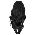 thumbnail image 2 of DOPI Human Hair Wigs For Women Black Color Natural Lace Hair Woman Sexy Wavy Long Fashion Synthetic Wig Pink Natural Curly, 2 of 6