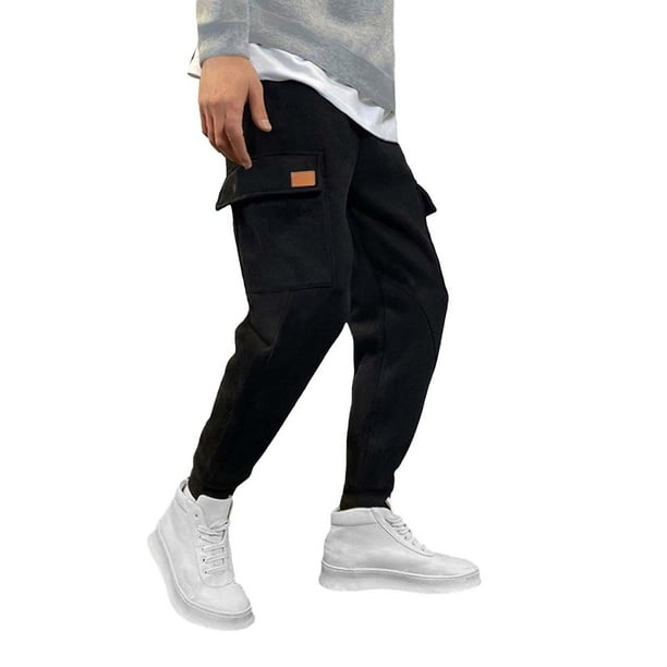 PMUYBHF Male Mens Sweatpants Tall Sizes Male Hiking Cargo Pants