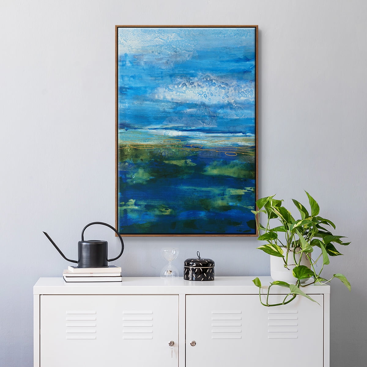 Island Groove Framed Premium Gallery Wrapped Canvas - Ready to Hang