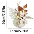thumbnail image 2 of CY5O5ee 7.9inch Fall Artificial Flowers Decoration Fall Thanksgiving Home Kitchen Festival Centerpiece Decor Rustic Farmhouse Home Indoor Outdoor Party Supplies, 2 of 5
