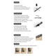 thumbnail image 4 of Kit de herrajes para puertas corredizas riel para puerta de granero de estilo americano acero al carbono para el hogar ANGGREK Otros, 4 of 8