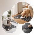 thumbnail image 2 of Diatomite Stone Pet Feeding Mat for Dog & Cat, Absorbent Bone Shaped Non-Slip Dog Food Mat, 2 of 7