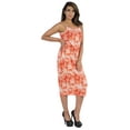 thumbnail image 2 of Inkmeso Womens Sexy Spaghetti Strap Dress Printed Bodycon Club Party Midi Dress, 2 of 7