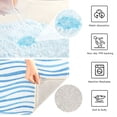 thumbnail image 6 of IAUYY 24x20 Inch Bath Mat Thick Soft Plush Shower Mat TPR Backing Material Non Slip Bath Mats for Bathroom for Tub Shower Hotel Perfect, 6 of 9