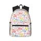 thumbnail image 1 of Fotbe Retro Floral Mochila Ligera Casual para Laptop para Hombres y Mujeres, Mochila Impermeable de Uso Diario, Mochila para Universidad, 1 of 5
