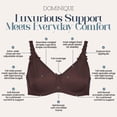 thumbnail image 2 of Dominique Mystique Minimizer Bra #7000 – Seamless Full Figure Underwire Lingerie for Women, Smooths & Shapes, 2 of 6