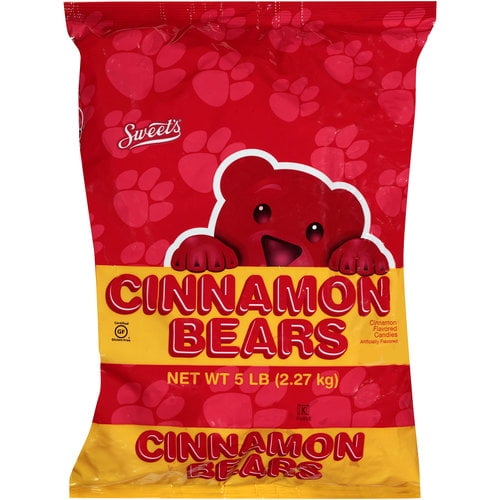 Sweet's Cinnamon Bears Candies, 5 Lb