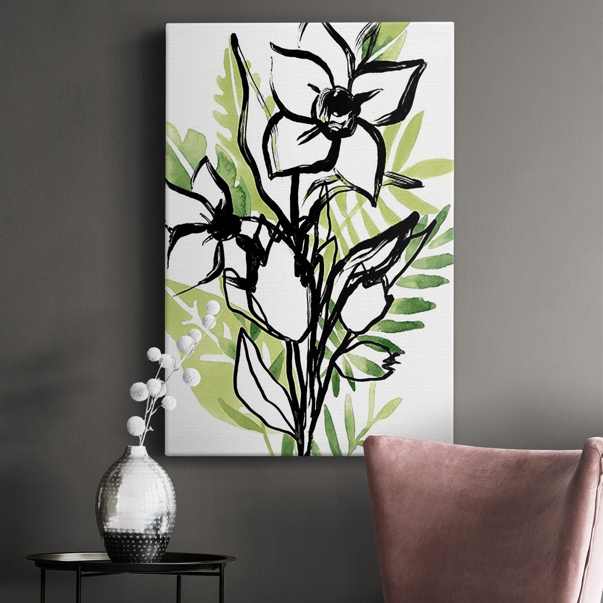 Tropical Sketchbook III Premium Gallery Wrapped Canvas - Ready to Hang