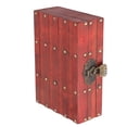 thumbnail image 2 of Caja de almacenamiento de joyas ANGGREK antigua portátil decorativa retro con cerradura codificada 28.5x20x9cm, 2 of 8