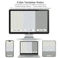 thumbnail image 4 of Vaukki White Bathroom Rug Sets 3 Piece Ultra Soft Absorbent Shaggy Bath Mat Non Slip Toilet Rug for Bathroom, 4 of 9