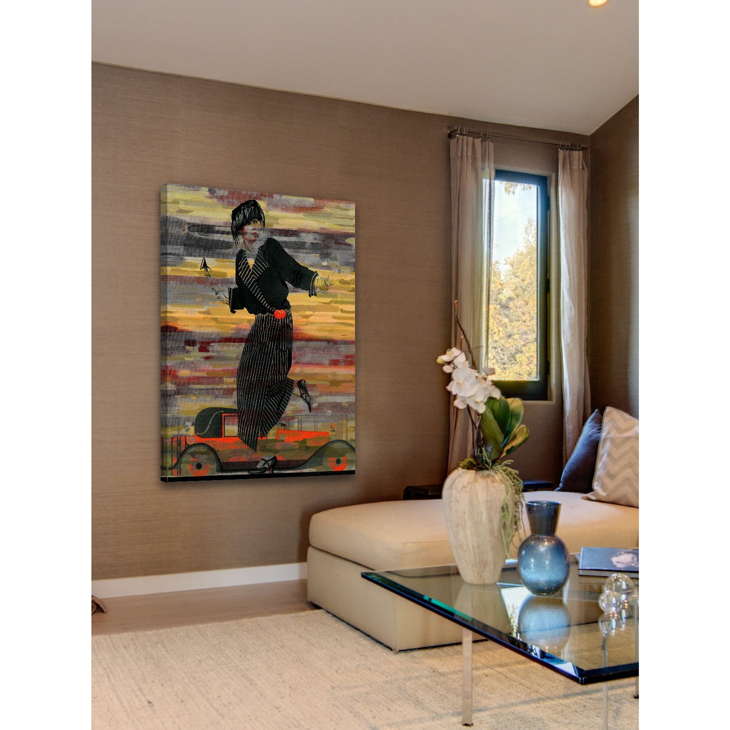 Parvez Michel Inc Parvez Taj - Broken Heel Painting Print on Canvas - Multi-color