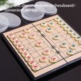 thumbnail image 4 of Xingzhi Wood Chinese Chess Set Portable Wear-resistant Gaming Toy Intelligent Plaything Card Slot Style Waterproof Board Games for Adult 28*28cm, 4 of 9