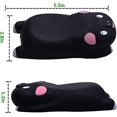 thumbnail image 2 of Upgrade Ergonomic Wrist Pad (2 Pack) - Mousepad Memory Foam Wrist Support Pillow Rest Cushion Mat for Office Computer Laptop, Mac Durable Comfortable and Pain Relief (Black), 2 of 5