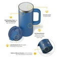 thumbnail image 5 of RTIC 16 oz Ceramic Lined Insulated Road Trip Travel Mug, Leak-Resistant Lid, Pond, 5 of 7