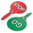 thumbnail image 2 of Kindergarten Traffic Safety Education Handheld Signs for Classroom and Outdoor Use Red Light Stop Green Game Kids Interactive Learning Tool Portable Voting Board, 2 of 4