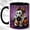 Black, variant on Ornate Ghost Coffee Mug, Spooky Halloween Mug, Ceramic 11 oz