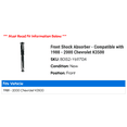 thumbnail image 2 of Front Shock Absorber - Compatible with 1988 - 2000 Chevy K3500 1989 1990 1991 1992 1993 1994 1995 1996 1997 1998 1999, 2 of 2